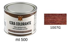 Wax paste, 500 ml, Mahogany