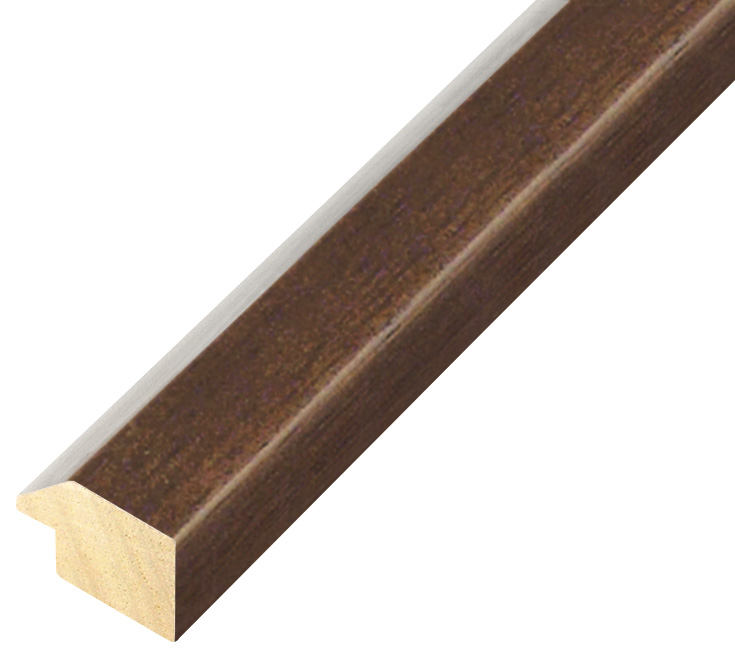 Moulding ayous, width 28mm height 20 - Walnut - 128NOCEARG