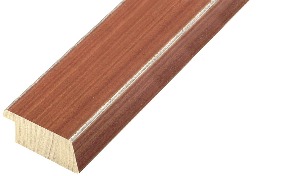 Moulding finger-jointed fir, 41mm, 20height, satin - carrot - 41CAROTA