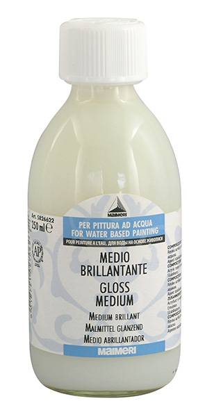 Medium brilliant for acrylics - 250 ml