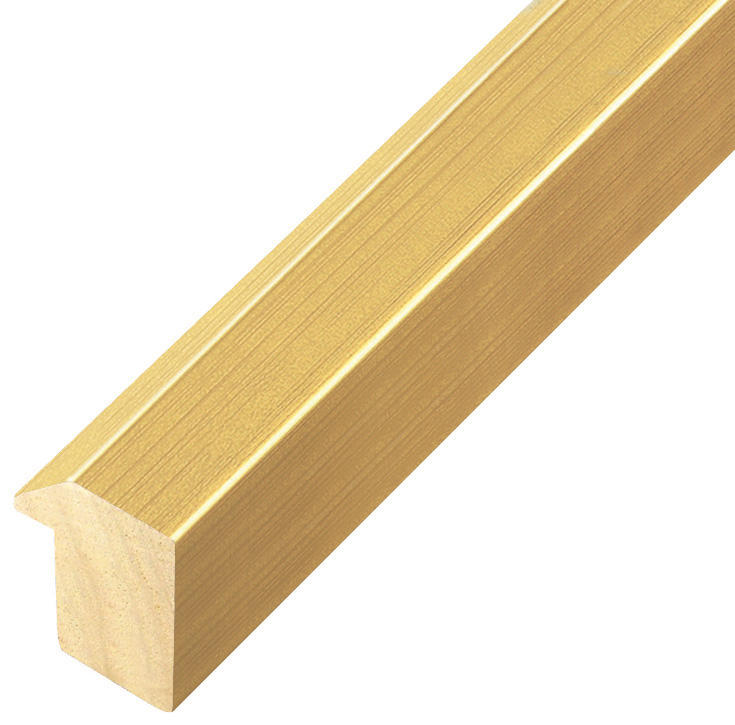 Moulding ayous, width 27mm height 35 - Gold - 625ORO