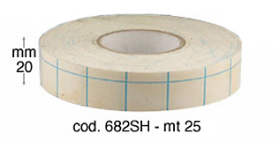 Filmoplast SH, in white tissue, mm20x25mtrs