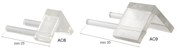 Hangers for moulding corner sampl. panels, small 100pcs