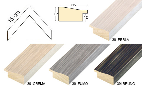 Complete set of corner samples of moulding 11 (8 pieces)