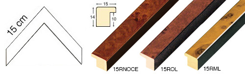 Complete set of corner samples of moulding 15