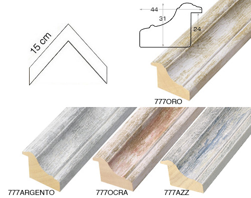 Complete set of corner samples of moulding 777