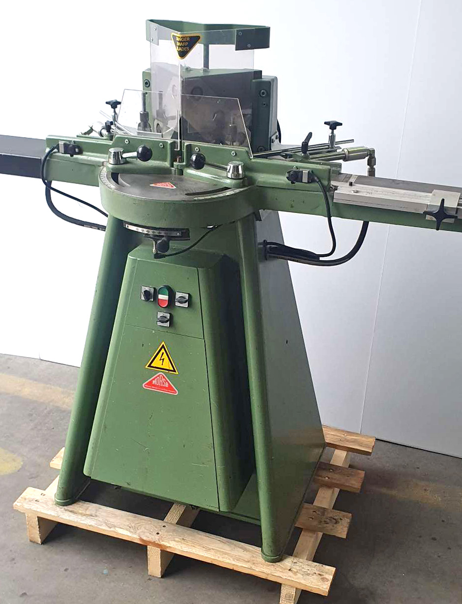 Mitre guillotine Morso, electric-hydraulic, model EH - second hand