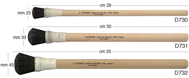 Brush for polishing bole No. 1