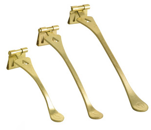 Kiasu Easels Assortment: 5 pcs each, Brass (tot. 15 pcs)