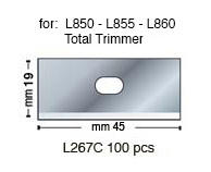 Blades for Logan Cutters L850/855 - Pack 100 blades