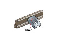 Back Load frames V-shaped brackets - Pack 1000