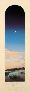 Poster: West: West: Evening - cm 30x91