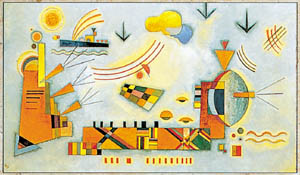 Poster on bars: Kandinsky: Dolce evento 120x67 cm