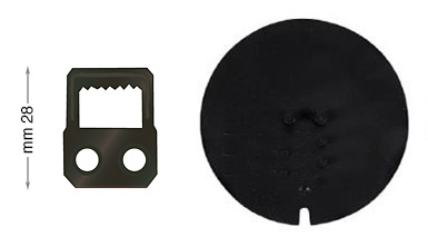 Disc for fixing hangers PG2N - PG2T - SH200