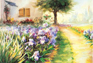 Print: Jany: Iris - cm 50x70