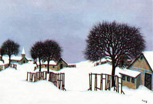 Print: Pinçon: Nevicata - cm 50x70