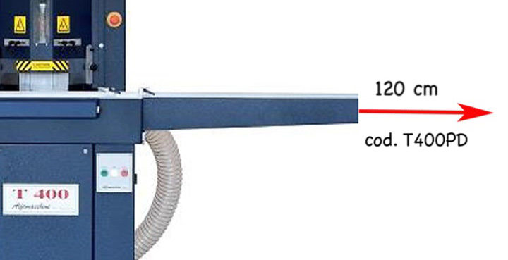 Right-hand moulding support for T400