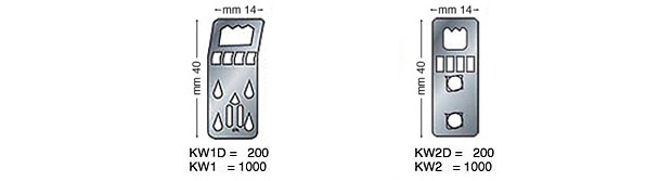 Kwick-1 hangers - Pack 200