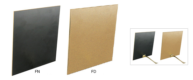 Black backs MDF without strut - 10x15 cm - 10 pieces