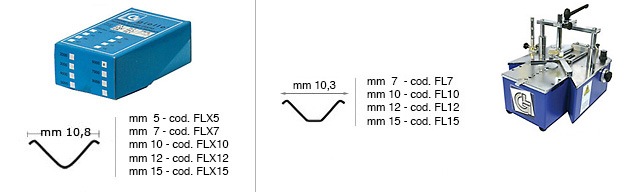 Wedges for Freccia 2000,   7 mm - Pack 5000 pieces