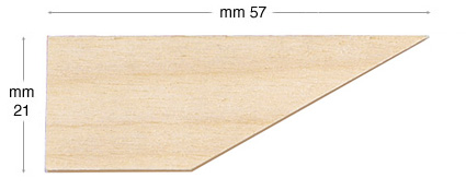 Plywood wedges for stretcher bars 