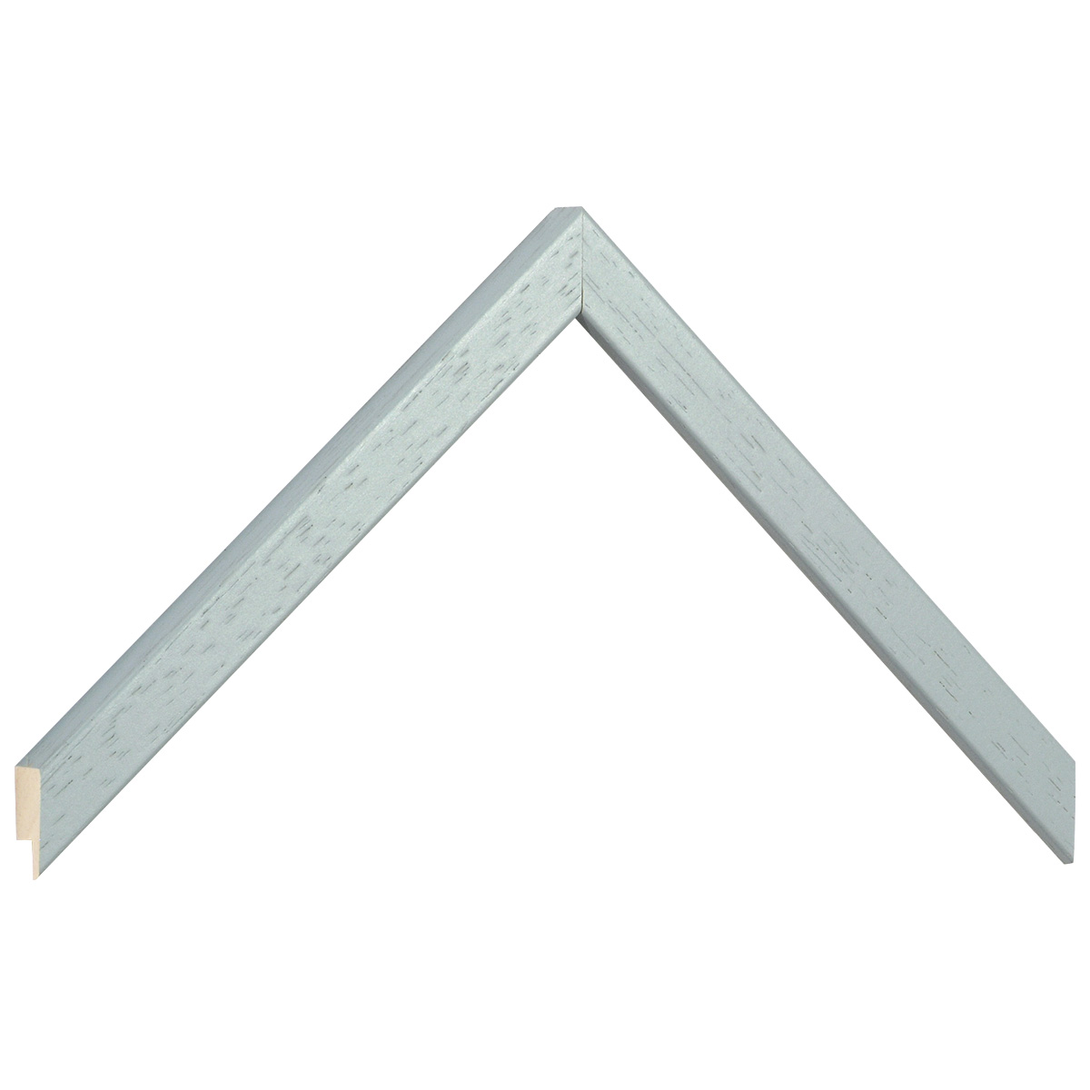 Moulding ayous width 15mm height 14 - Fog Grey, open grain - Sample