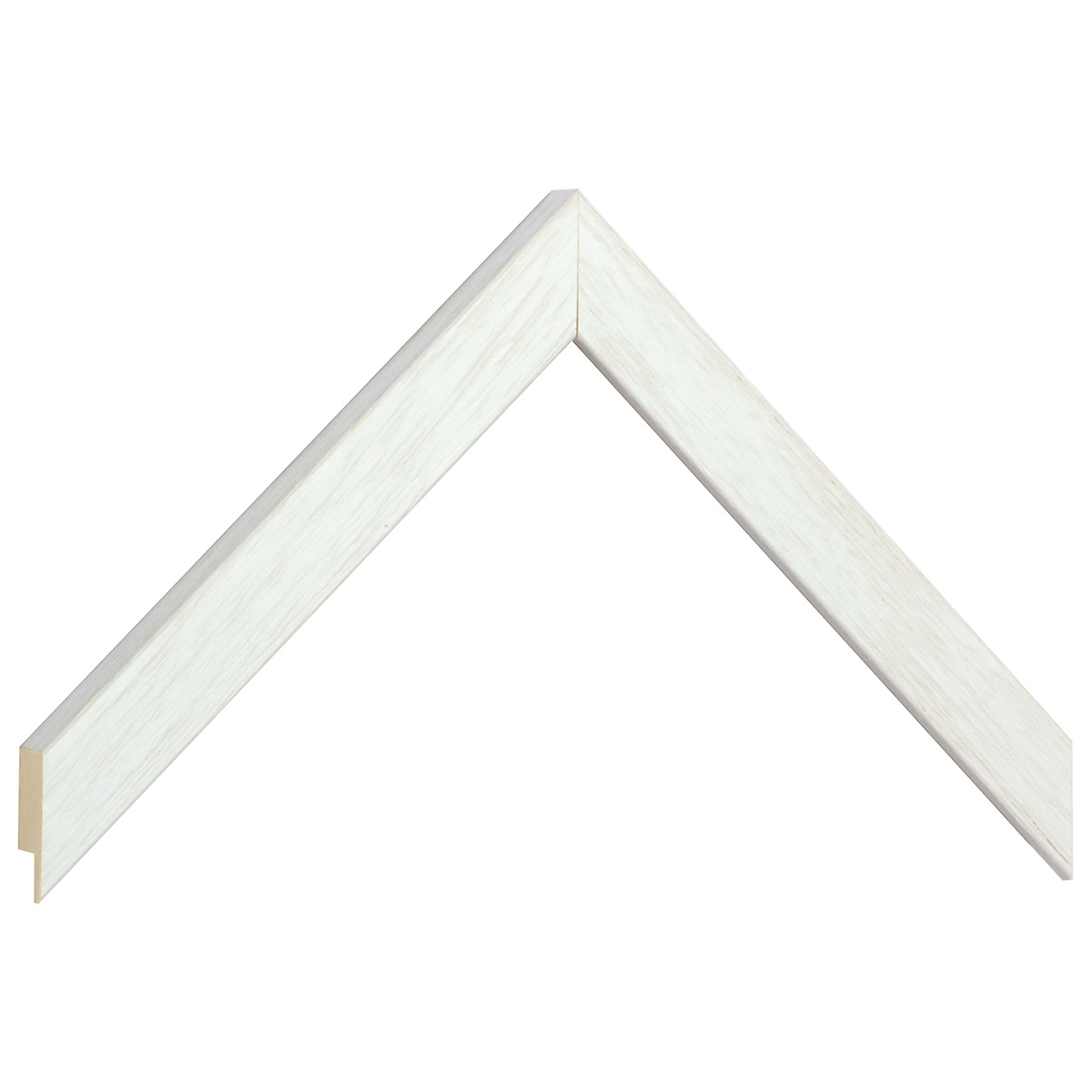 Moulding ayous, width 20mm height 14 - white, open grain - Sample