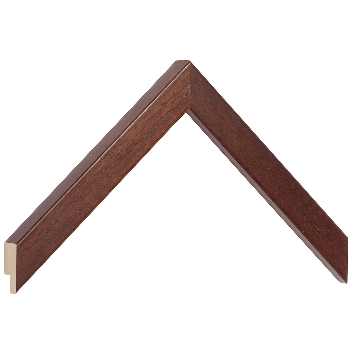 Moulding ayous, width 20mm height 20 - Walnut - Sample