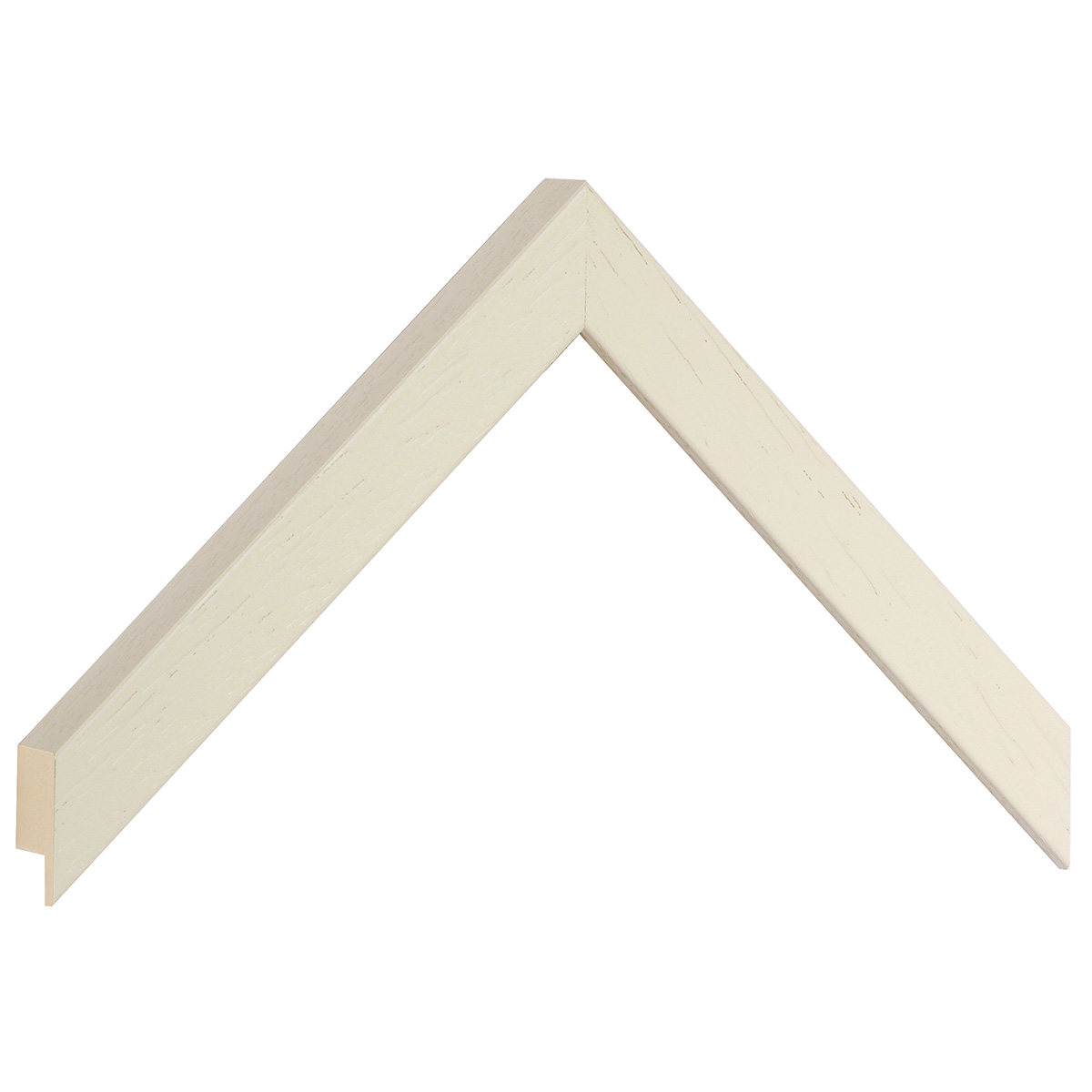 Moulding ayous, width 20mm height 20 - Cream, open grain - Sample