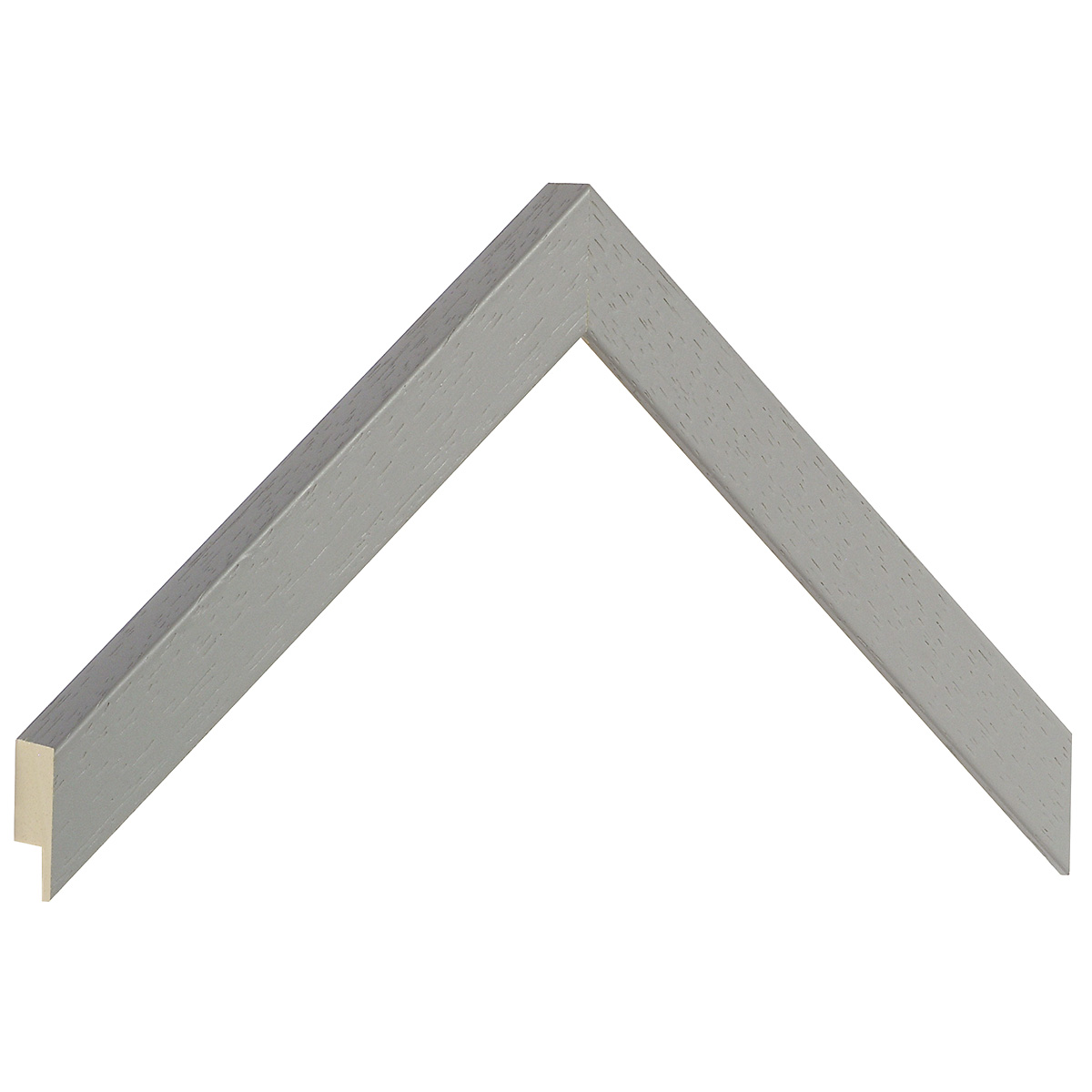 Moulding ayous, width 20mm height 20 - smoke gray, open grain - Sample