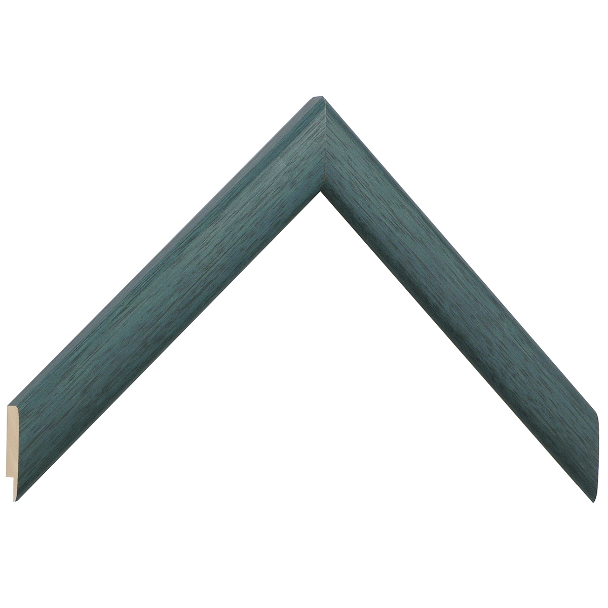 Moulding ayous, width 23mm height 13 - matt blue - Sample