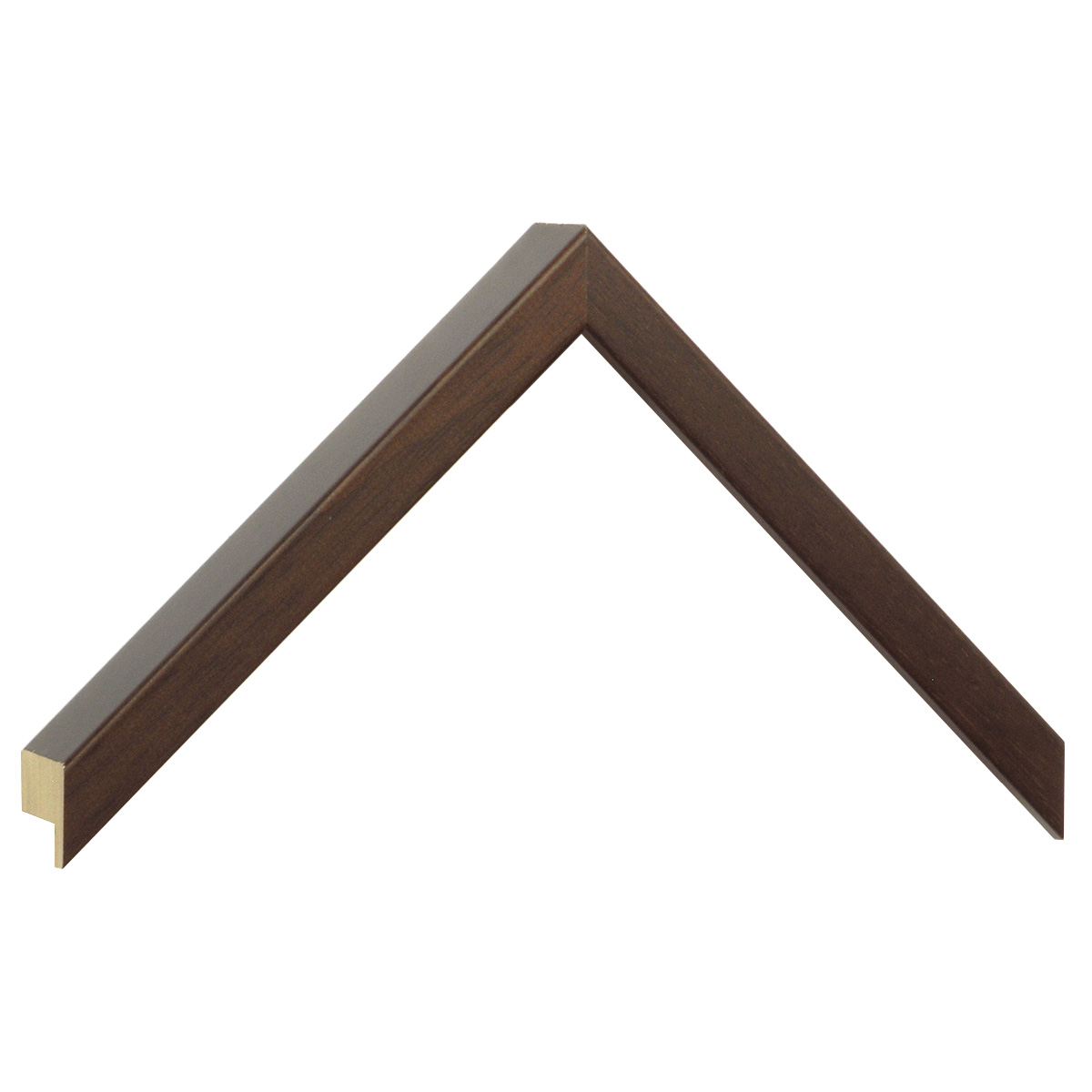 Moulding ayous, width 15mm height 32 - Walnut - Sample