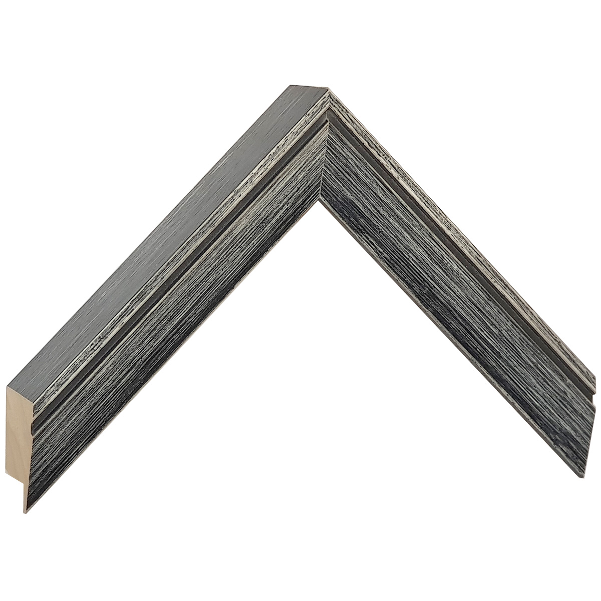 Moulding ayous, height 40mm width 28 - Black - Sample