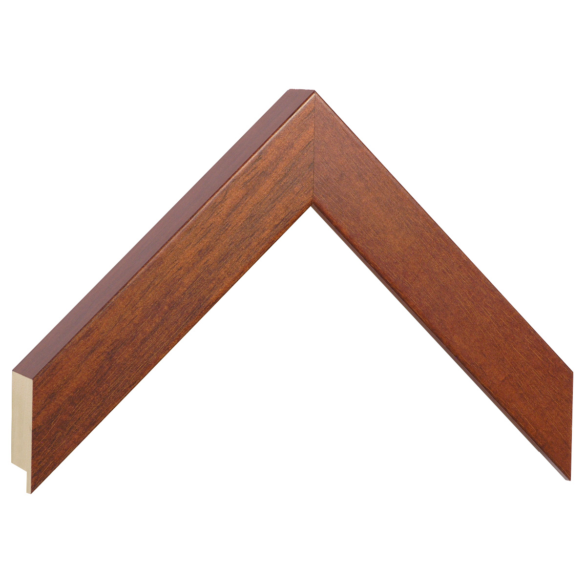 Moulding ayous - width 30 mm, height 32 - Mahogany - Sample