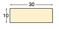 Moulding ayous, width 30mm, height 10mm, bare timber - Profile