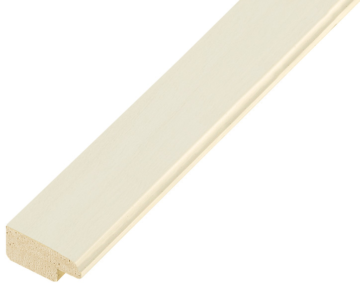 Liner finger-jointed pine - Width 21mm Height 10 - cream