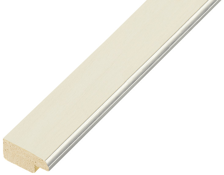 Liner finger-jointed pine - Width 21mm Height 10 - silver sight edge