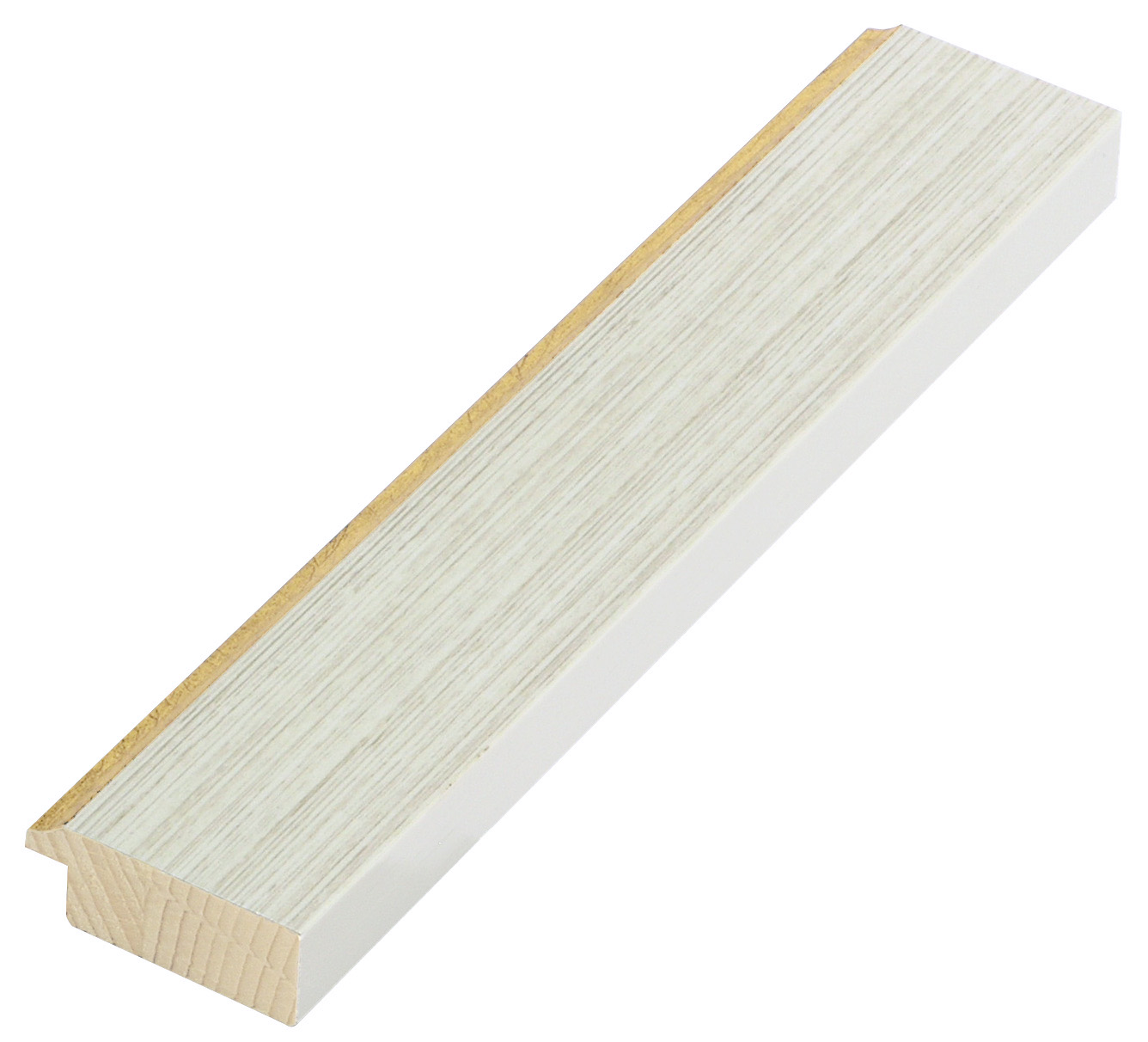 Liner finger-jointed pine 38mm - Cream, gold sight edge