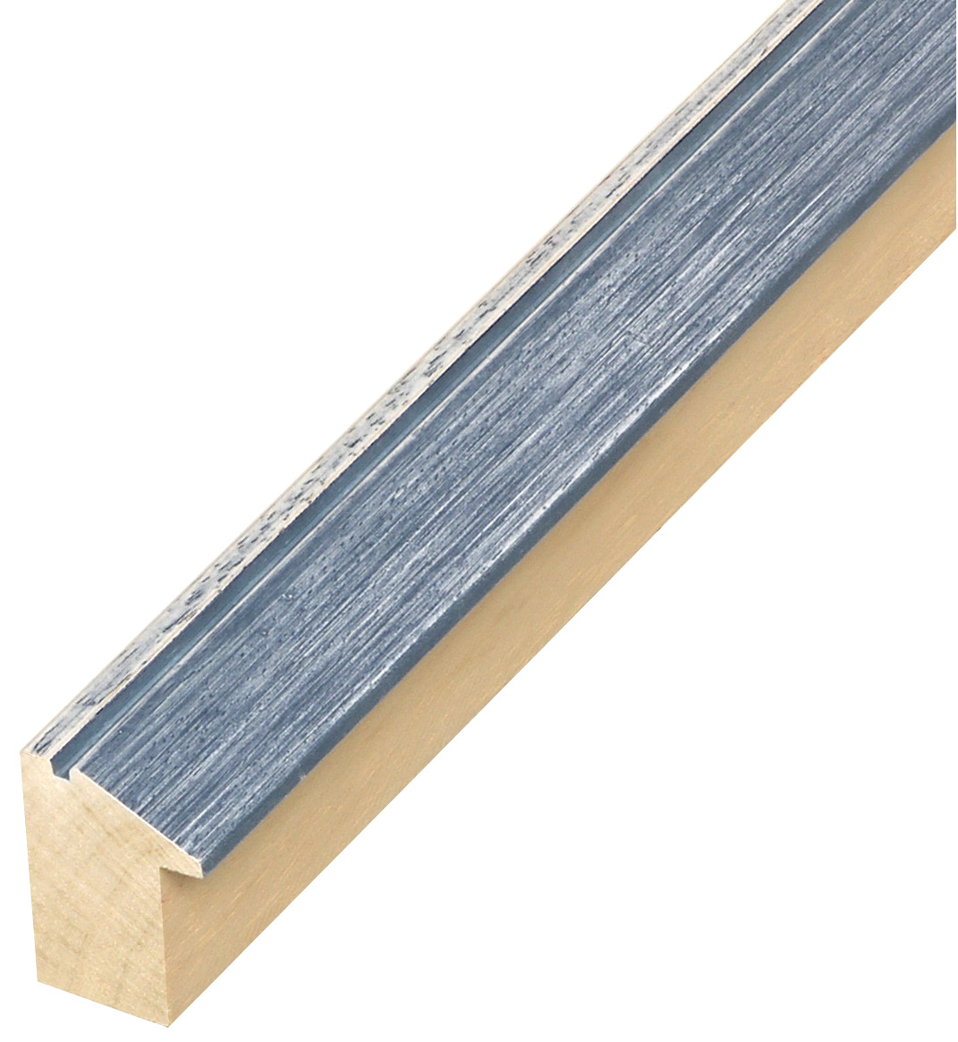 Moulding ayous, height 40mm width 28 - Blue