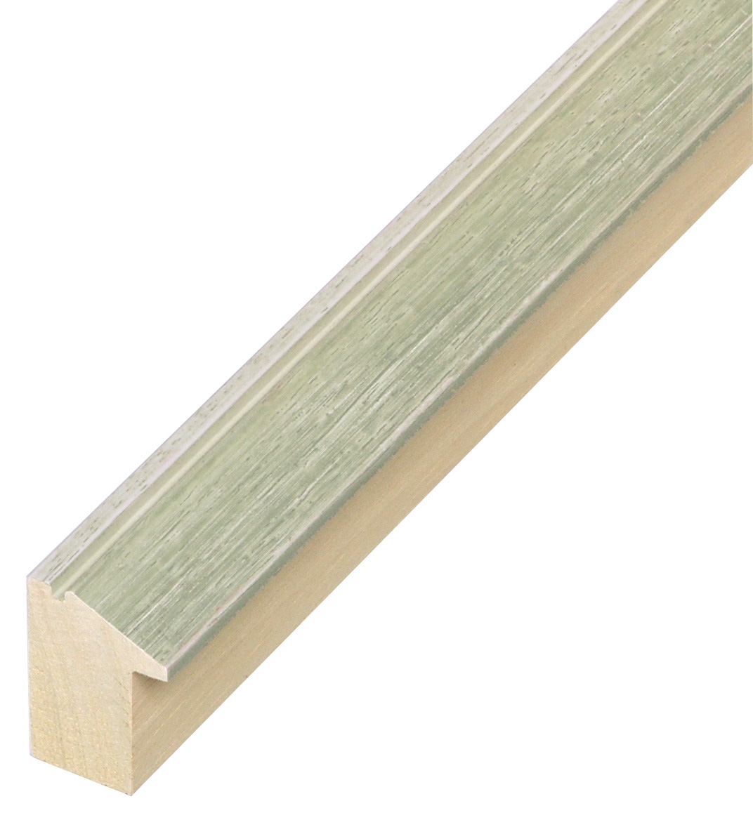 Moulding ayous, height 40mm width 28 - Green